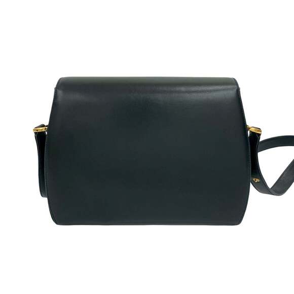 GUCCI Authentic Vintage Blue Leather Shoulder Bag - Picture 3 of 10